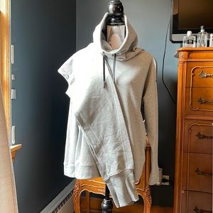 Nike Dri-Fit outfit. Gray Cowl neck and sweat pants. Size  M